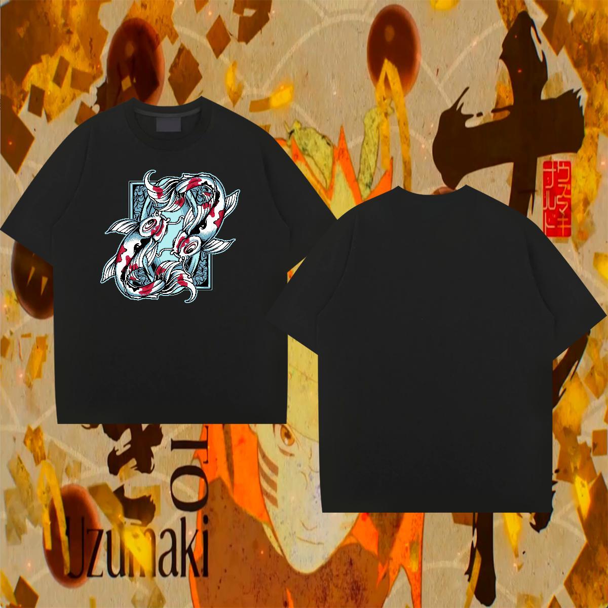 Popular Tshirts 100% Cotton 230g sick fish Mens T Shirts Outdoor Pure Cotton Custom Cartoon Casual New Tees