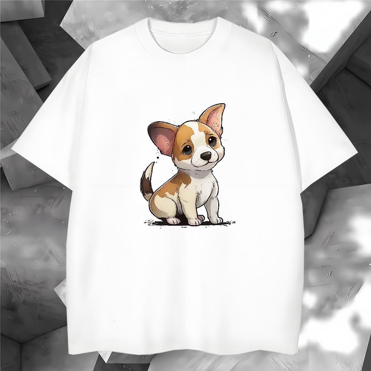 T-Shirts for Men 230g 100% Cotton Daily Outfit Breathable Crew Neck Graphic Men Tshirts Classic Cool Design Tops Tees