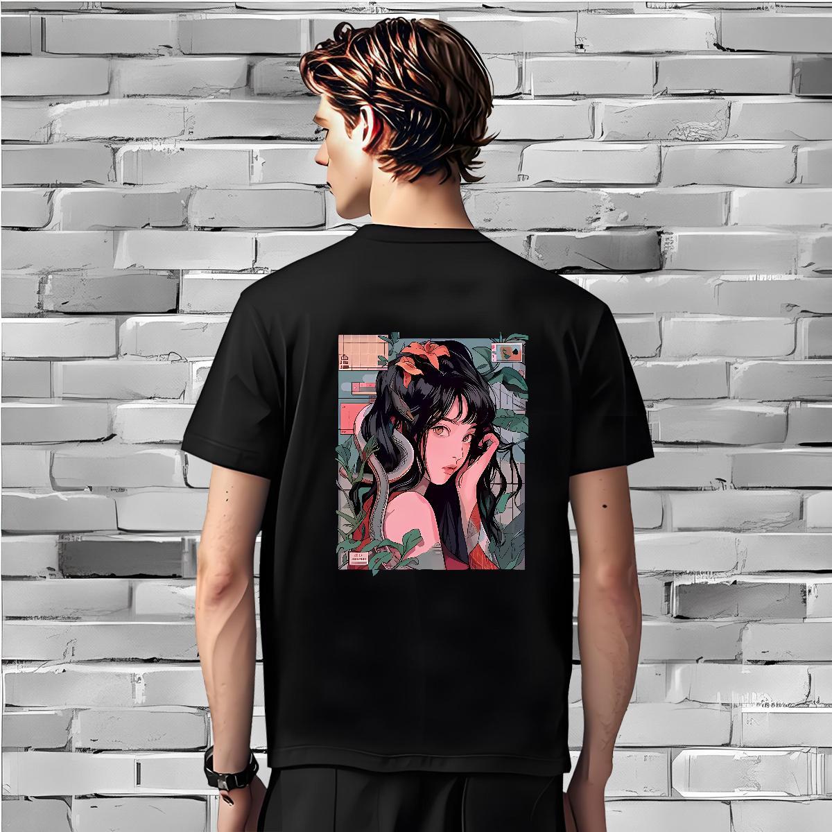 T-Shirts 230g Cotton women Casual Daily Wear O Neck Short Sleeves Plus Size Custom Men Tshirts DIY Comfortable Clothings