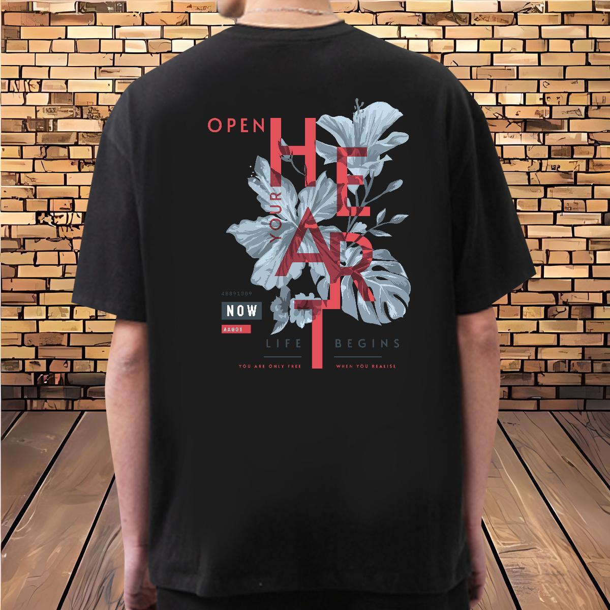 Designer T Shirt For Man 100% Cotton 230g tree Anime Printing Street Wear Short Sleeve Soft Popular Men Tshirts DIY Anime