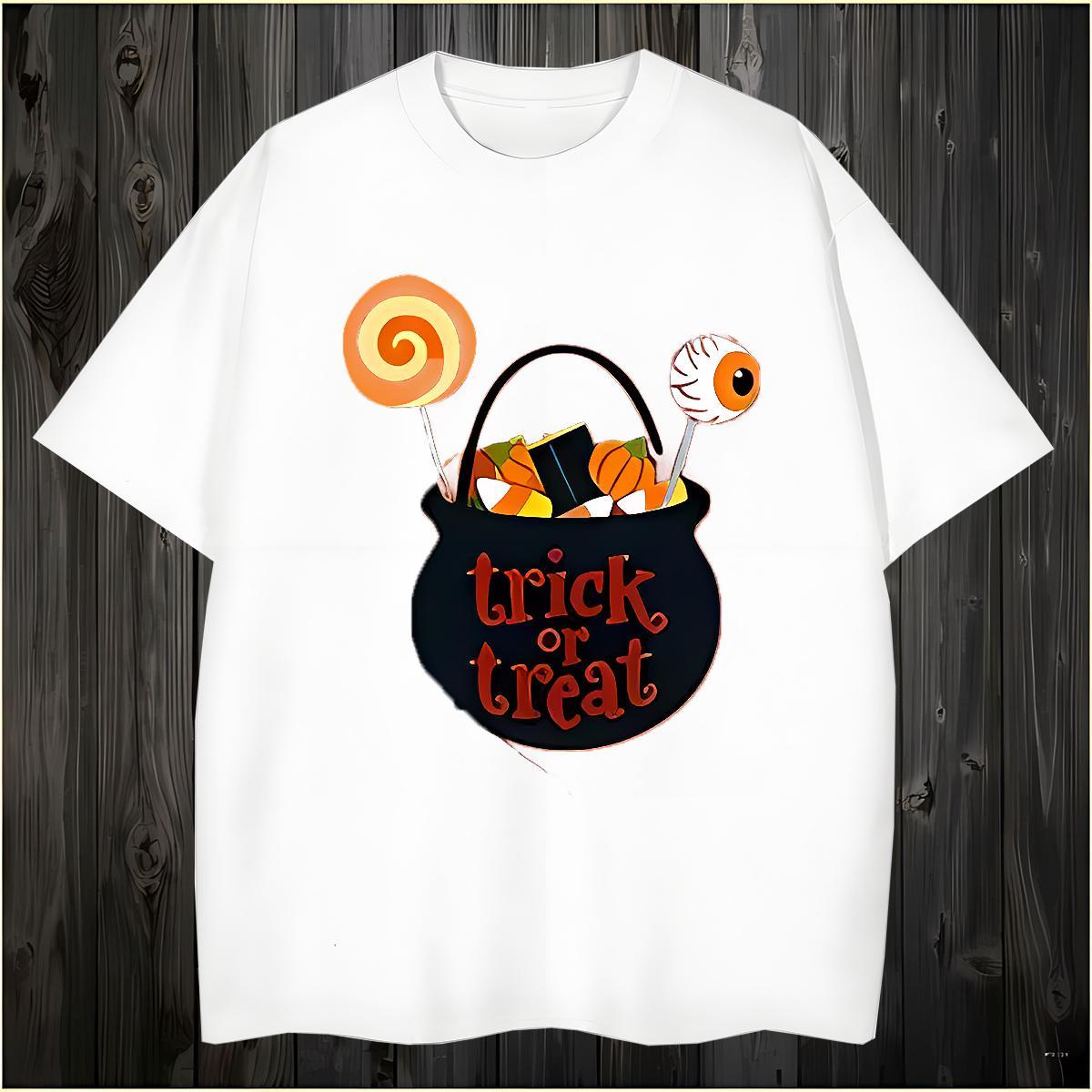 T Shirt For Man 100% Cotton 230g eyeball Anime Printing Street Breathable Crew Neck Cartoon Printing L-4XL Tshirt for Man Woman Free Shipping Brand Po