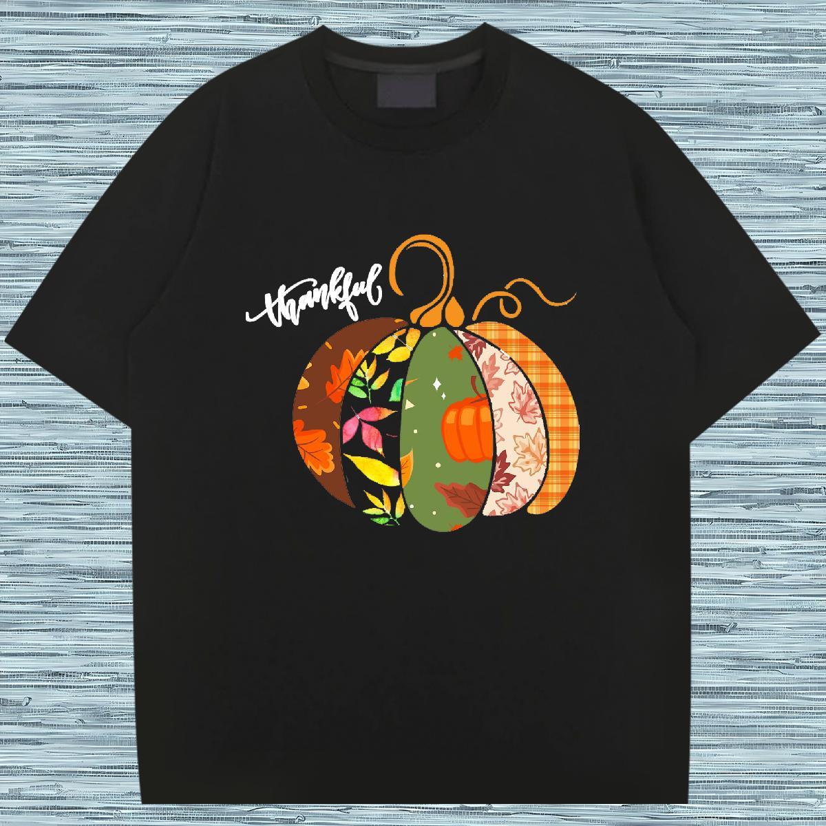 Free Shipping Man T Shirts 230g 100% Cotton pumpkin Beach Tees Breathable Designer Men Clothes T-Shirt Custom Anime