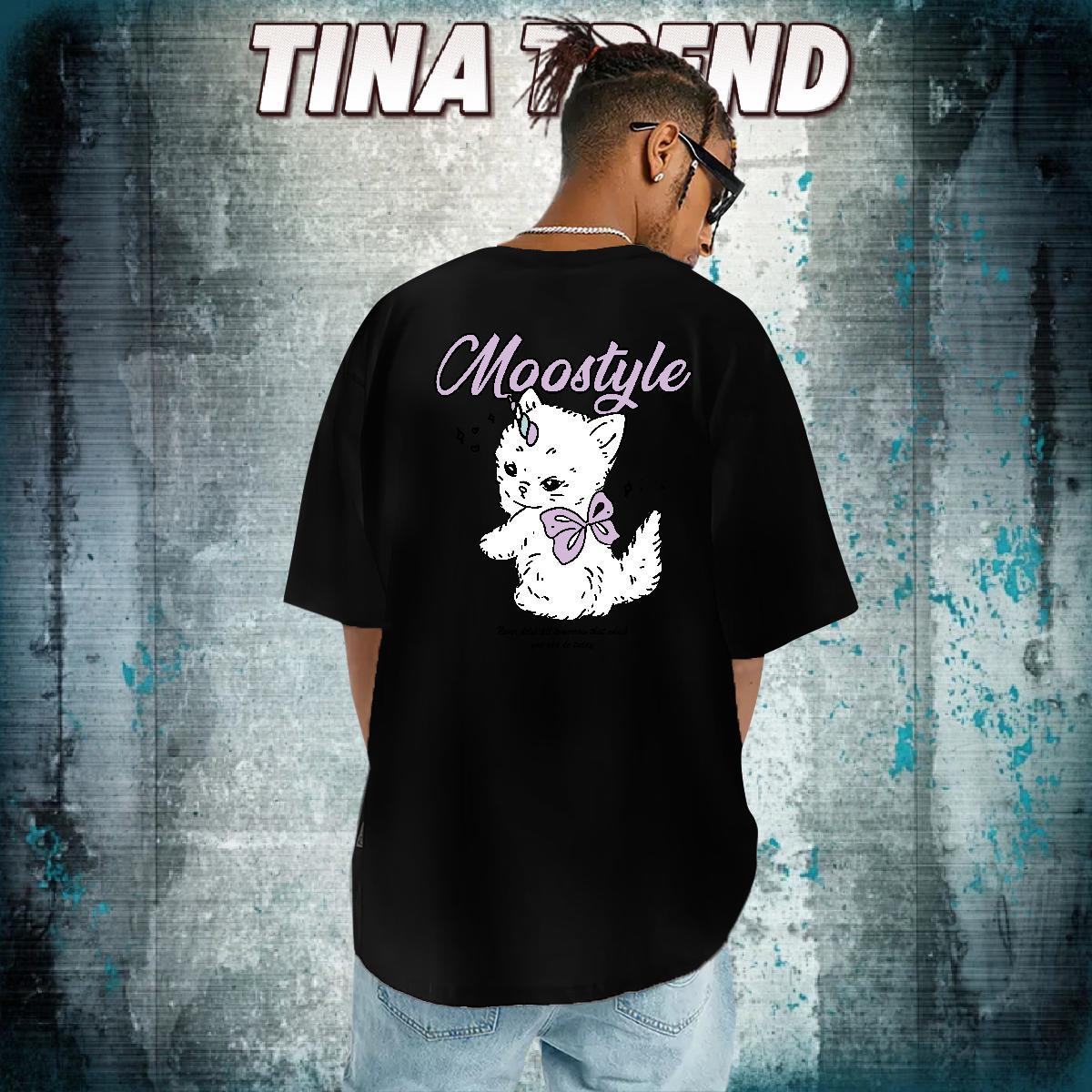 Customized T Shirts Men 230g Cotton cat Street Casual Tees Breathable Short Sleeve Cool Tshirt for Man Woman DIY Printed