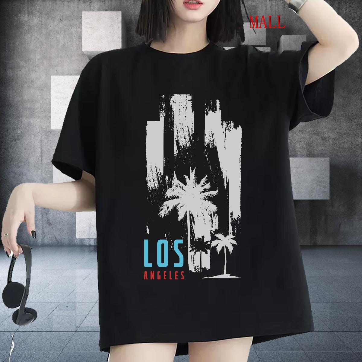 Free Shipping T-Shirts Breathable Short Sleeve Lady T shirt Oversized tree Sport 230g Cotton Classic Tees