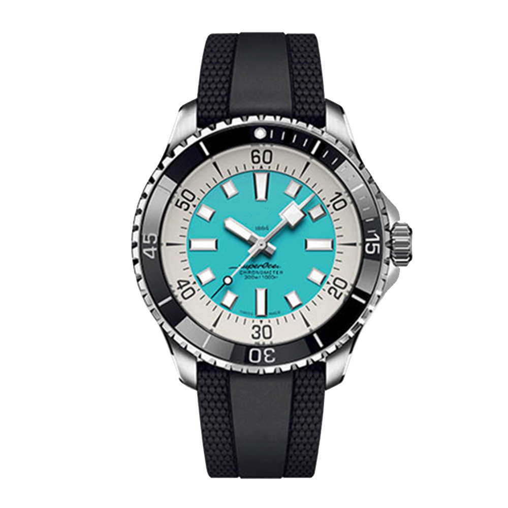 Swiss Brand BR Ocean Automatic Mechanical Watches High Quality Top Brand Casual Fashion Rubber Strap Sapphire Mirror Designer Movement Mens Watch Montre