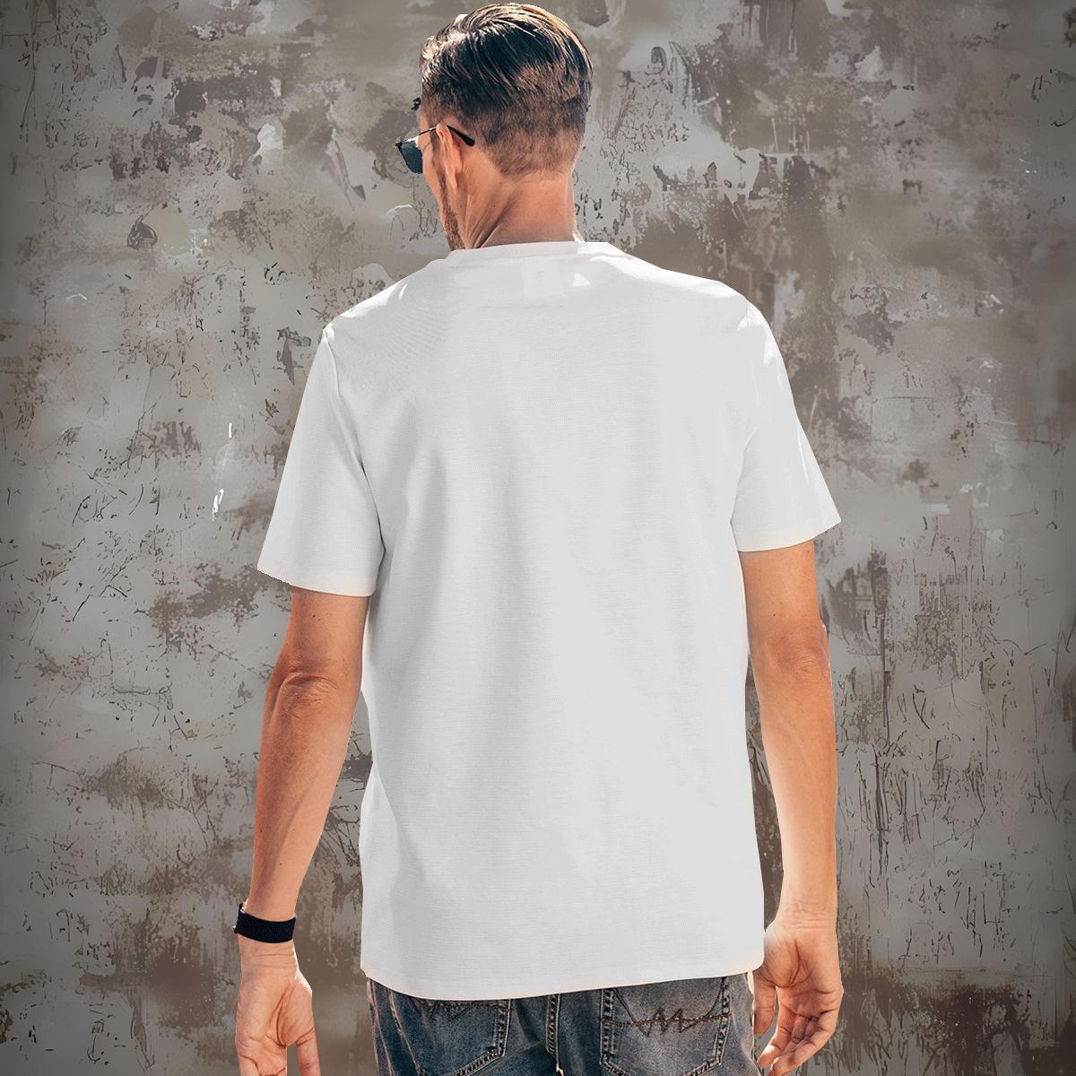 Loose Fit T Shirt For Man fish Short Sleeve O-Neck Beach Custom Cartoon 100% Cotton 230g Tshirt for Man Woman New Arrival Tops Tees