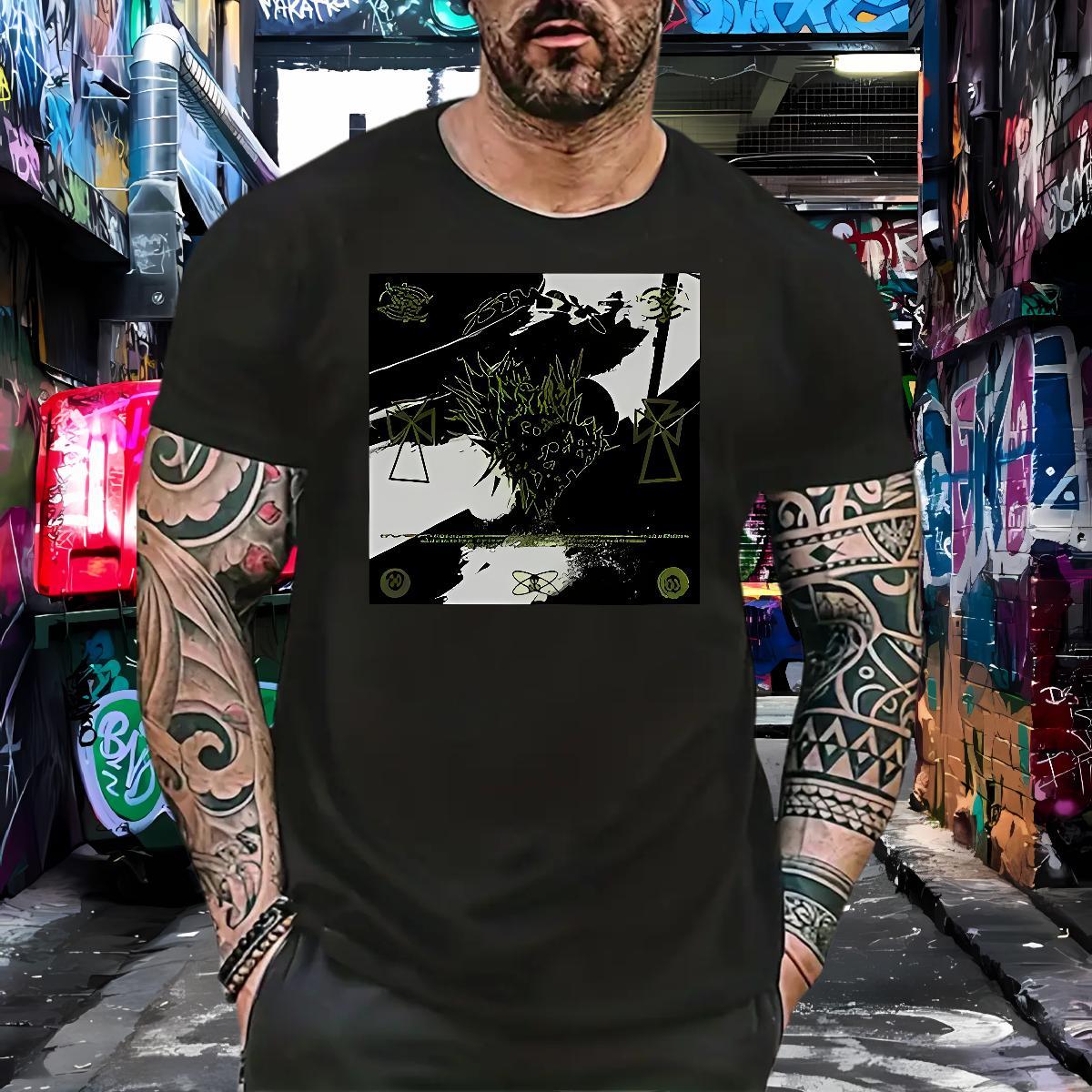 Stylist Mens T Shirts 100% Cotton 230g halloween Hip Hop Tops Tees Short Sleeve O-Neck Loose Fit Men Tees Custom Cartoon