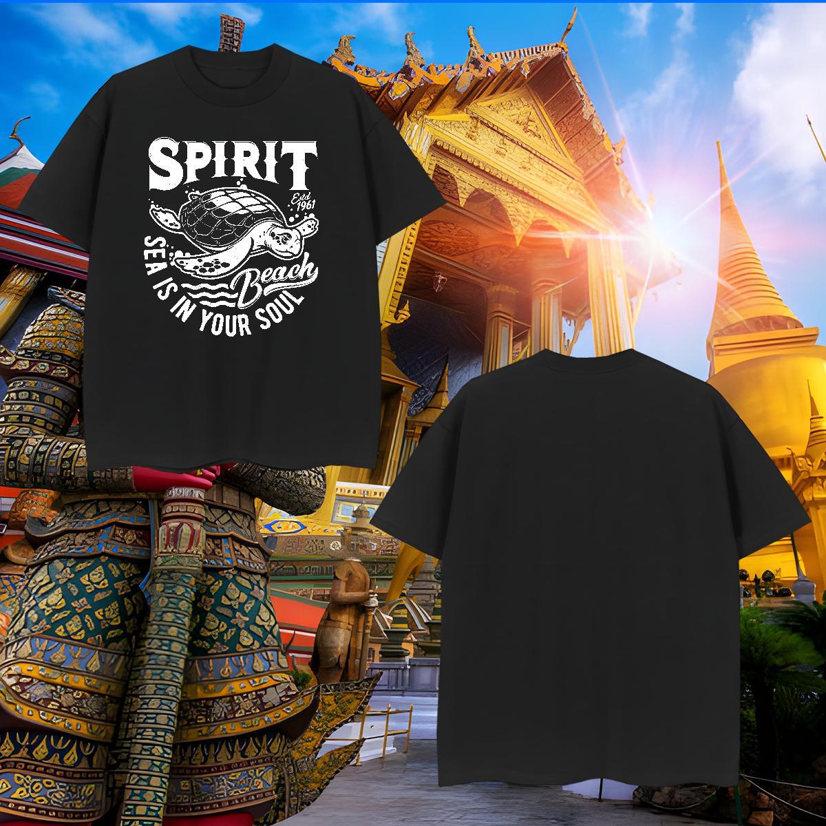 Unisex Men Tees 230g Cotton tortoise T Shirts Men Hip Hop Street Breathable Short Sleeve Anime 2024 Designer Polos