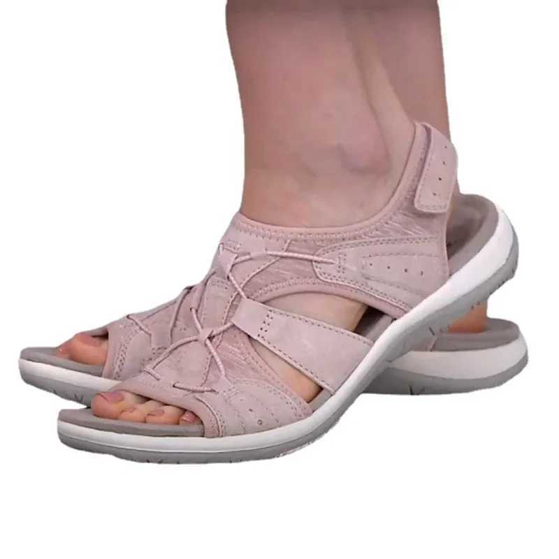 High Quality Women Sandals Hollow Out Summer Comfortable Sport Sandals Open Toe Non-Slip Cut Out Soft Female womens sandals Plus Size T241227