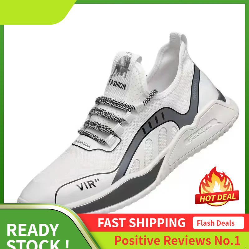 Men Design Ddmysports Sneaker Casual Mesh Breathable Black White Sports Running Shoes Outdoor