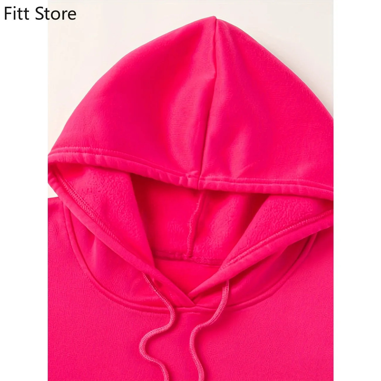 Hoodie Floral Letter Print Kangaroo Pocket Hoodie Casual Long Sleeve Drawstring Hoodies Sweatshirt Womens Clothing 240806