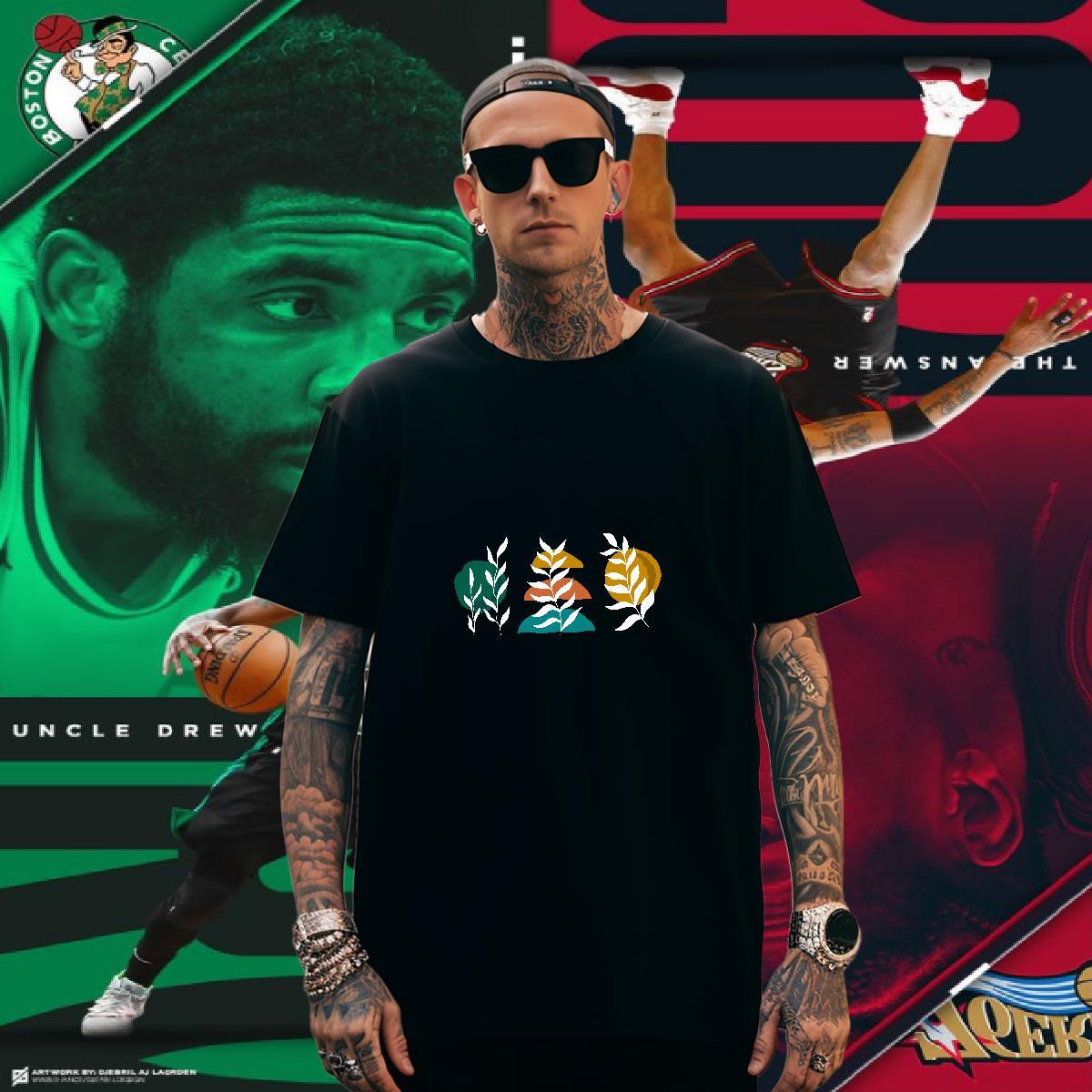 T Shirts Men 230g 100% Cotton icon Casual Daily Wear Breathable Crew Neck Cartoon Print Men Tshirts Fashion Free Shipping Tops Shirt