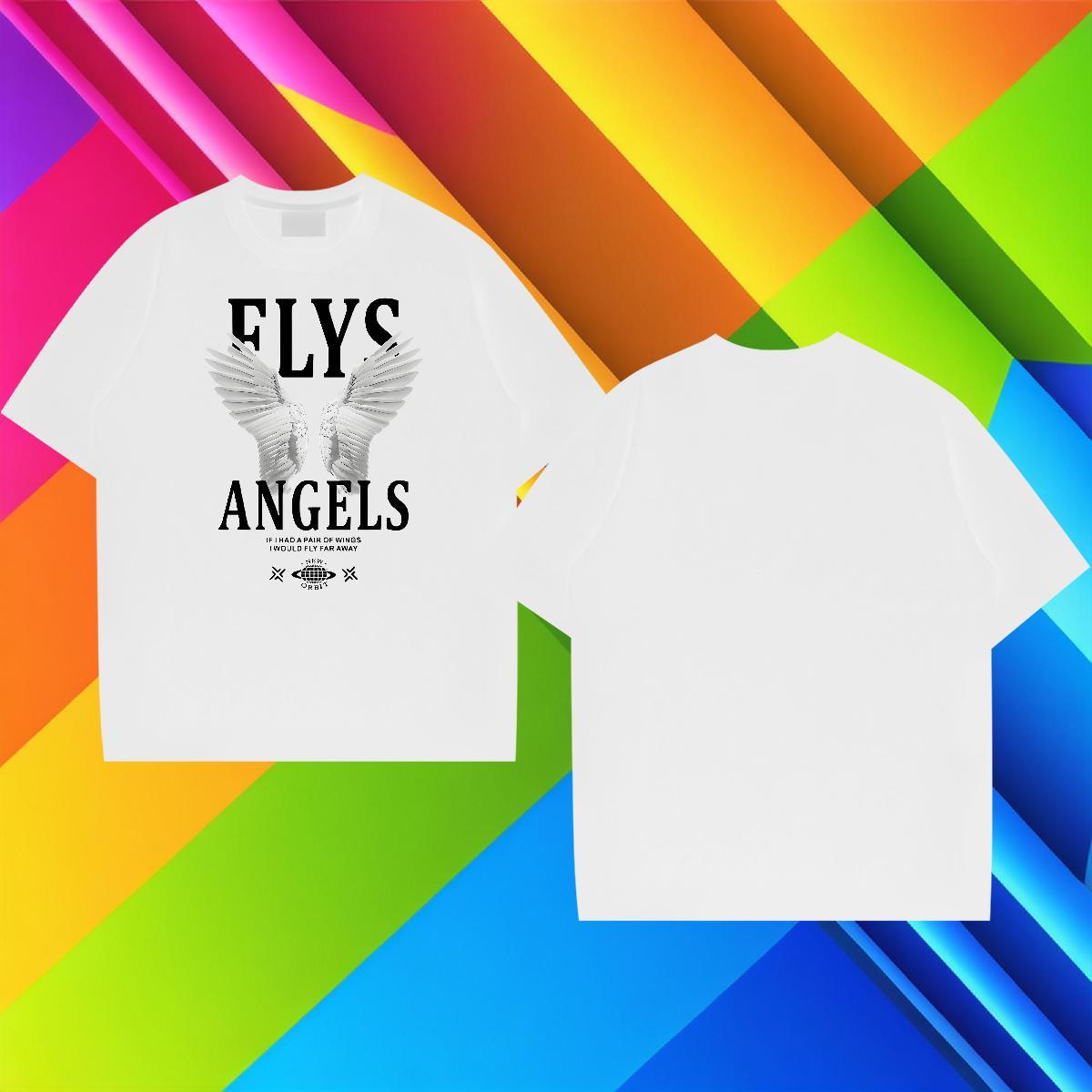 Popular Men Clothes T-Shirt 230g Cotton Street wear Hip Hop letter Custom Print Plus Size Breathable Crew Neck Fashion T shirt Wear