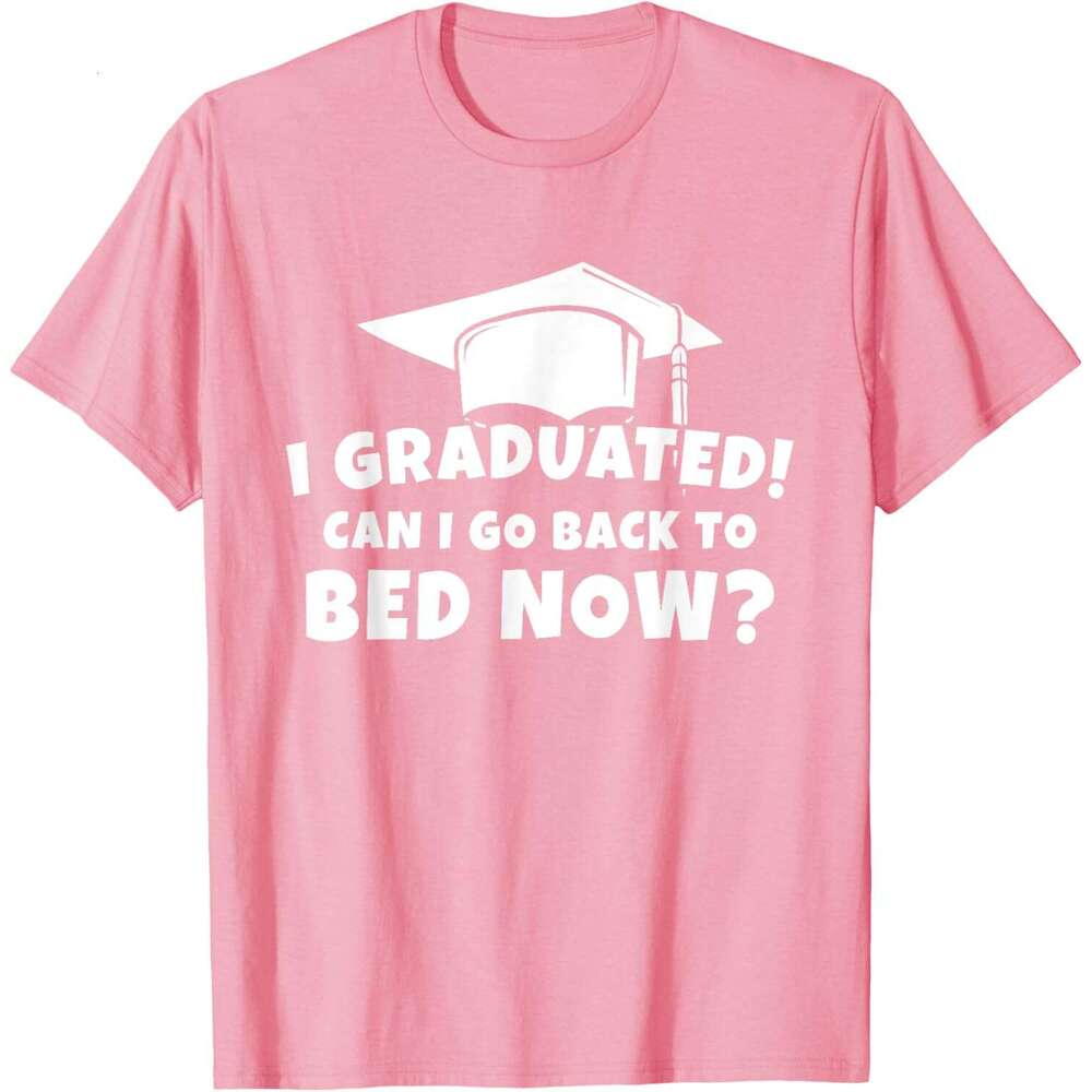 T shirt Mens Graduation Motivation Joke University High School Student T-Shirt shirts tshirt graphic tee Casual tops summer clothes Short sleeve Free 