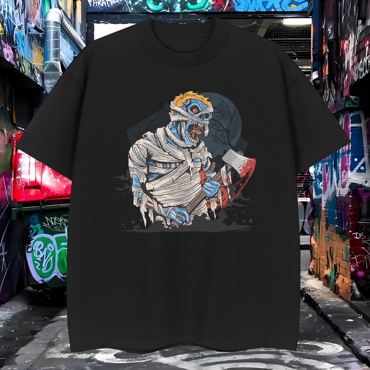 Customized T-Shirts 100% Cotton 230g monster Outdoor Tees Breathable Short Sleeve Comfortable Mens Tshirts DIY