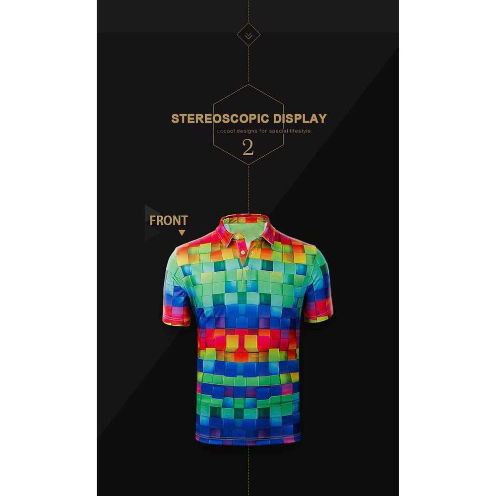 Fashion Mens Polo shirt Classic Golf Polos Shirt Short Sleeve Fashion Animals Prints Striped T-shirt Polos shirts tshirt Casual tops summer clothes Sh