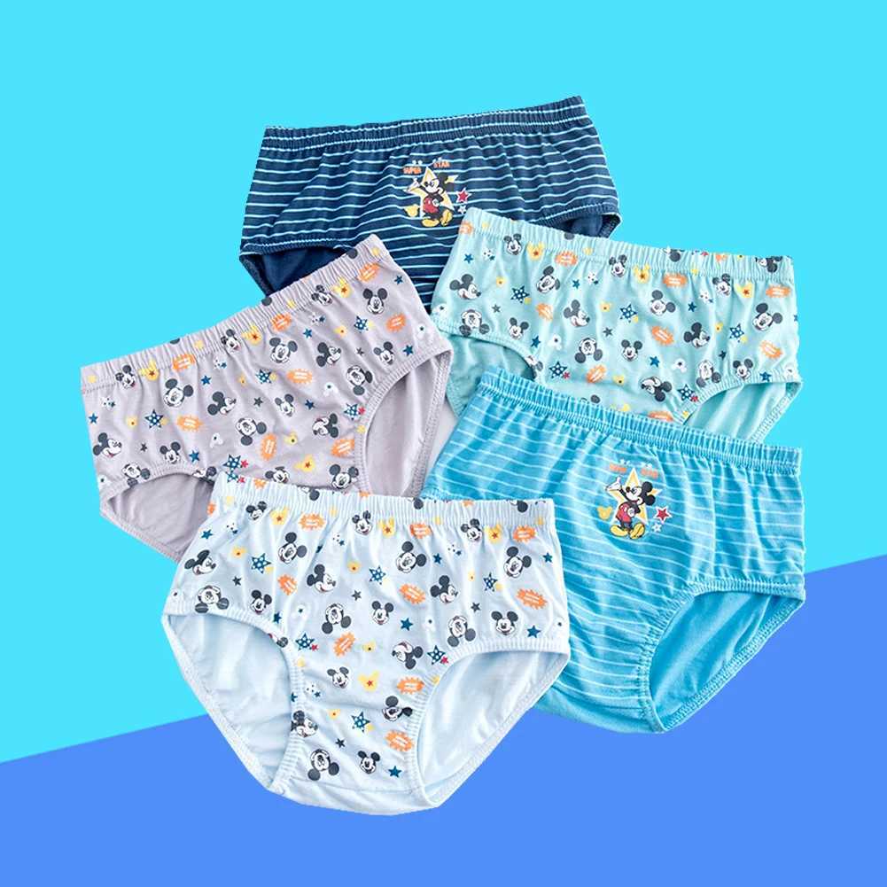 5 pieces/bag 3-14Y new boy triangle underwear cartoon childrens knight boy underwear childrens underwearW240715