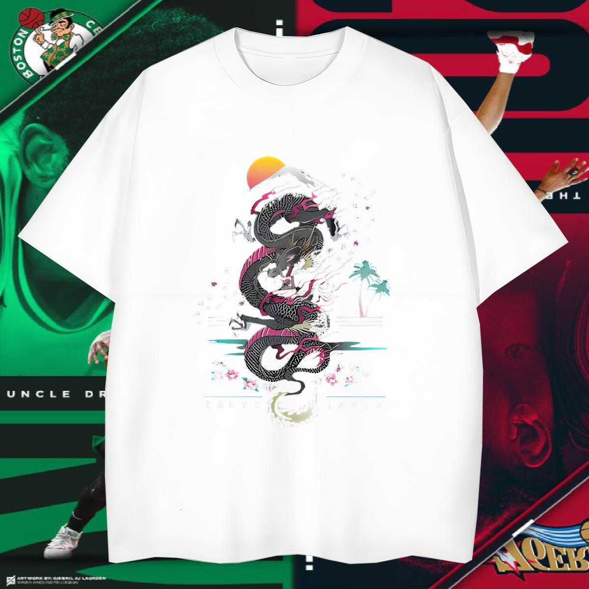 Cool Design Couples T Shirts 230g Cotton snake T-Shirts Street wear Hip Hop Short Sleeve Soft Skull 2024 New Tops Tees