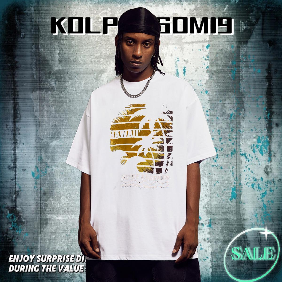 Cool Mens Tshirts 230g Cotton Anime Printing Street DIY Printed Breathable Short Sleeve Fashion Designer T-Shirts for Men Clothings