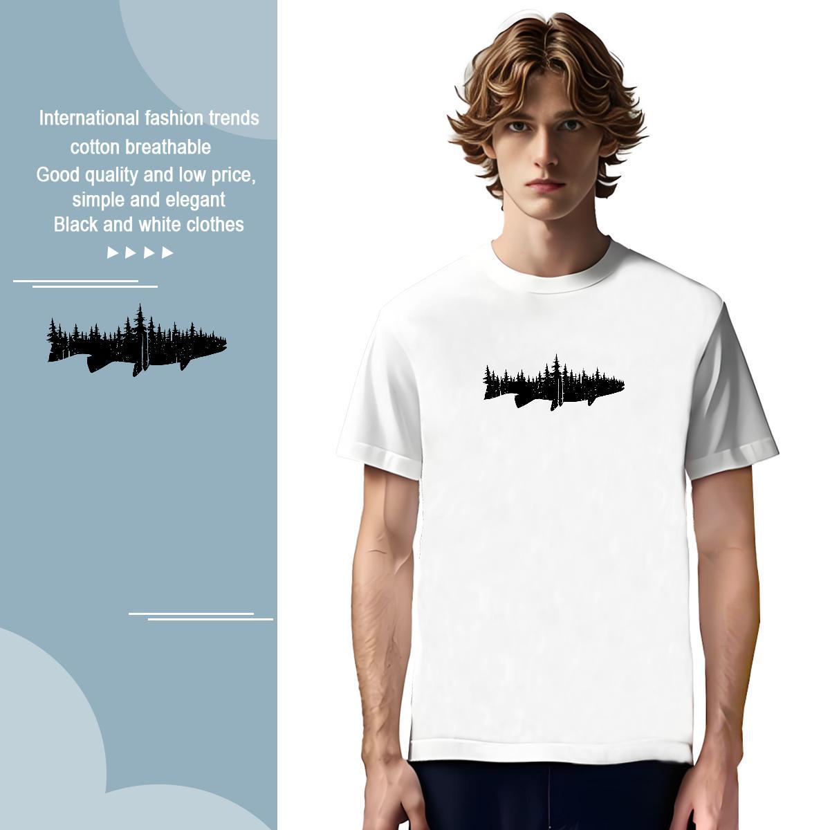 T-Shirts for Men 230g Pure Cotton plane Sports Casual Short Sleeve Soft Skull Tshirts Fashion TOP Quality Polos