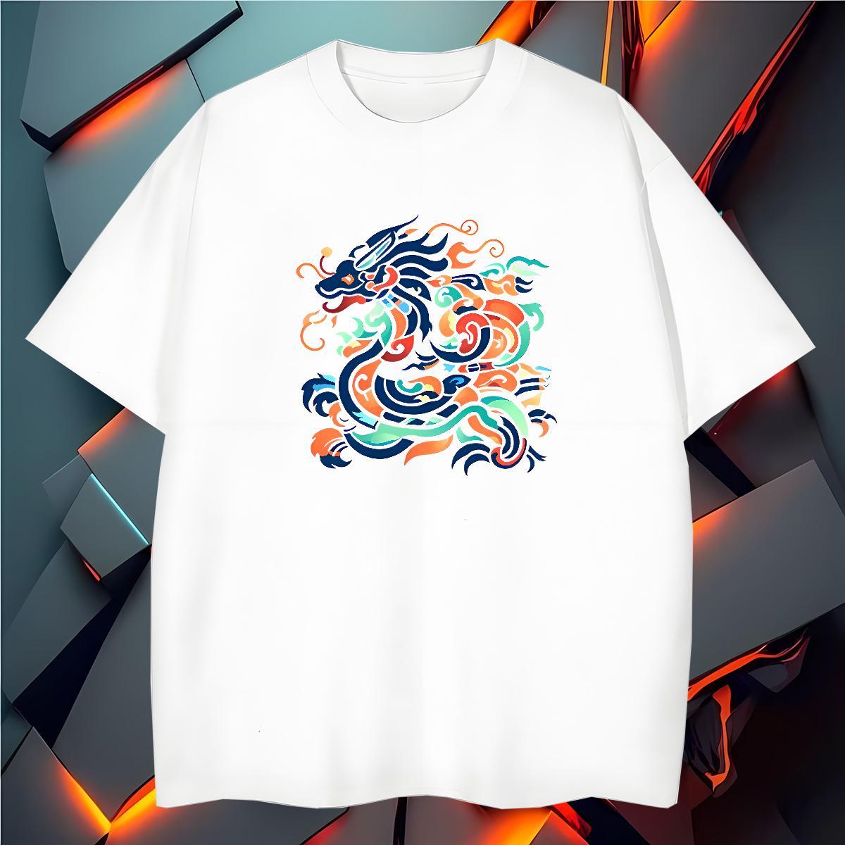 Men T Shirts 230g 100% Cotton Street wear Hip Hop O Neck Short Sleeves Oversized Couples T Shirts 2024 DIY Comfortable Clothings