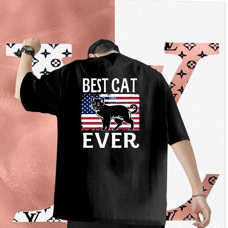 Fashion Casual Mens T Shirts 230g 100% Cotton Sports Casual Tops Tees Short Sleeve Soft Cool Design Men Tshirts Custom Print Plus Size