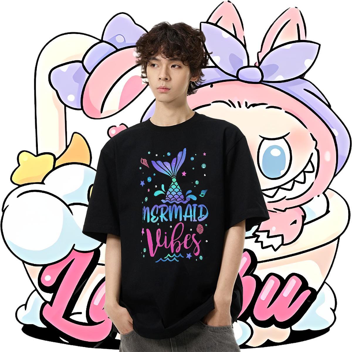 Cool Design Mens Tshirts 230g 100% Cotton Sports Casual Skull Breathable Short Sleeve 2024 Summer T-Shirts Tee Shirt