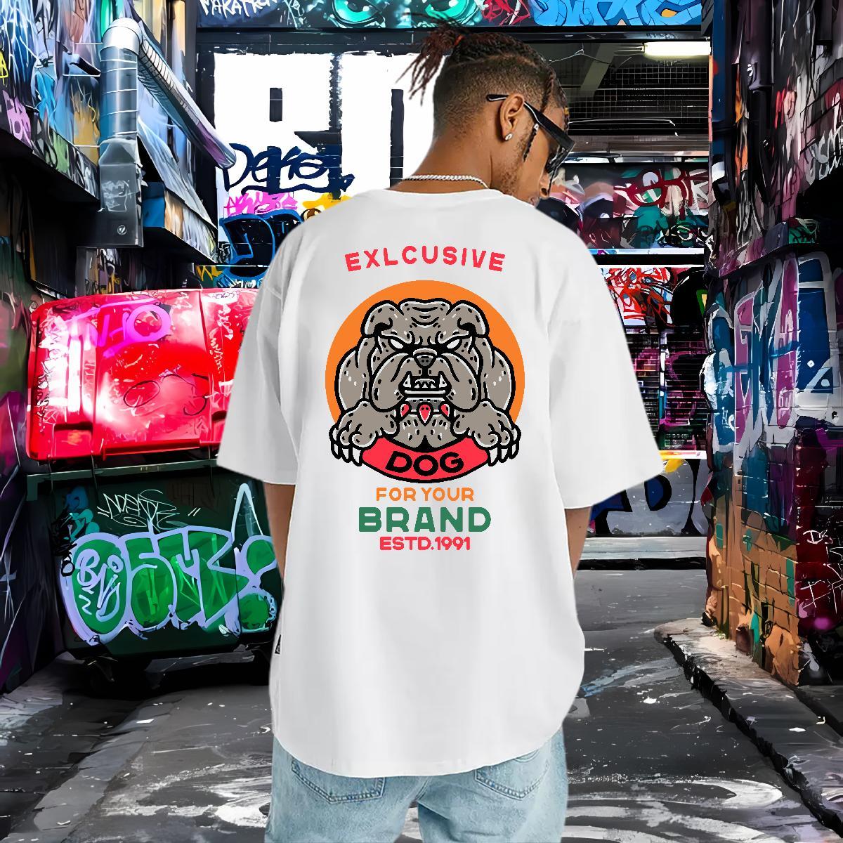 Customized T Shirt For Man 230g Pure Cotton Casual Beach Wear Breathable Short Sleeve Cool Design Men Tshirts Custom Printed