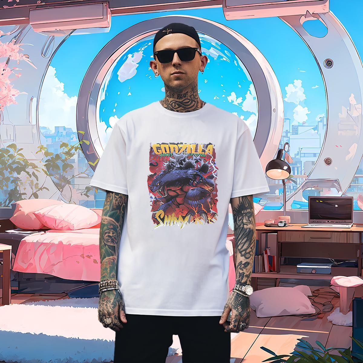 Mens T Shirts 230g 100% Cotton leopard Street wear Hip Hop Breathable Short Sleeve Oversized 3XL 4XL Couples T Shirts New Arrival Wholesale Clothings