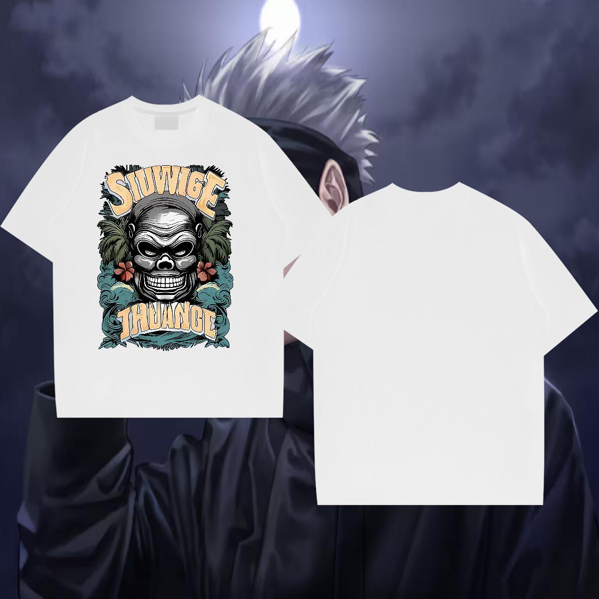 Designer Fashion T shirt 230g 100% Cotton chimpanzee Casual Top Tees Short Sleeve Soft TOP Quality Men Tshirts Customized Print