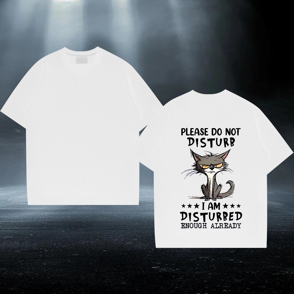 Classic T shirt 100% Cotton 230g cute Street wear Hip Hop Tshirts Round Neck Short Sleeve Brand Mens Tshirts DIY Printed