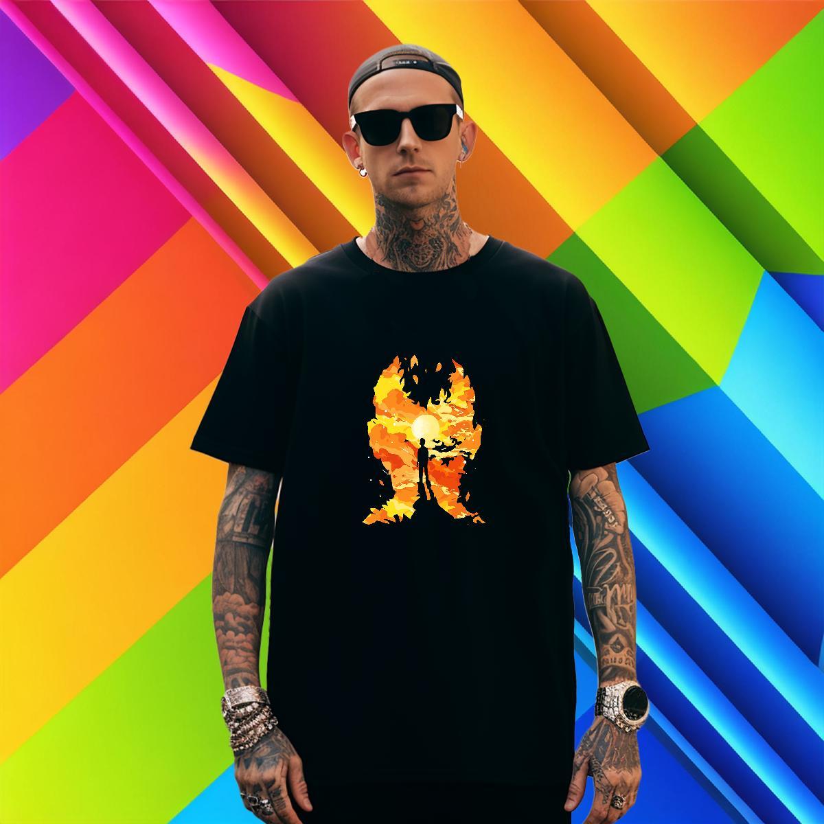 T Shirts Men 230g Pure Cotton painting Street Wear O Neck Short Sleeves DIY Logo Oversized Tshirt for Man Woman Brand TOP Quality Tshirts