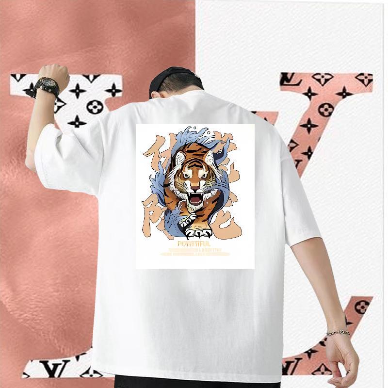 DIY Customized T shirt 100% Cotton 230g Street Top Tees Crew Neck Cool Design Tshirts DIY Printed