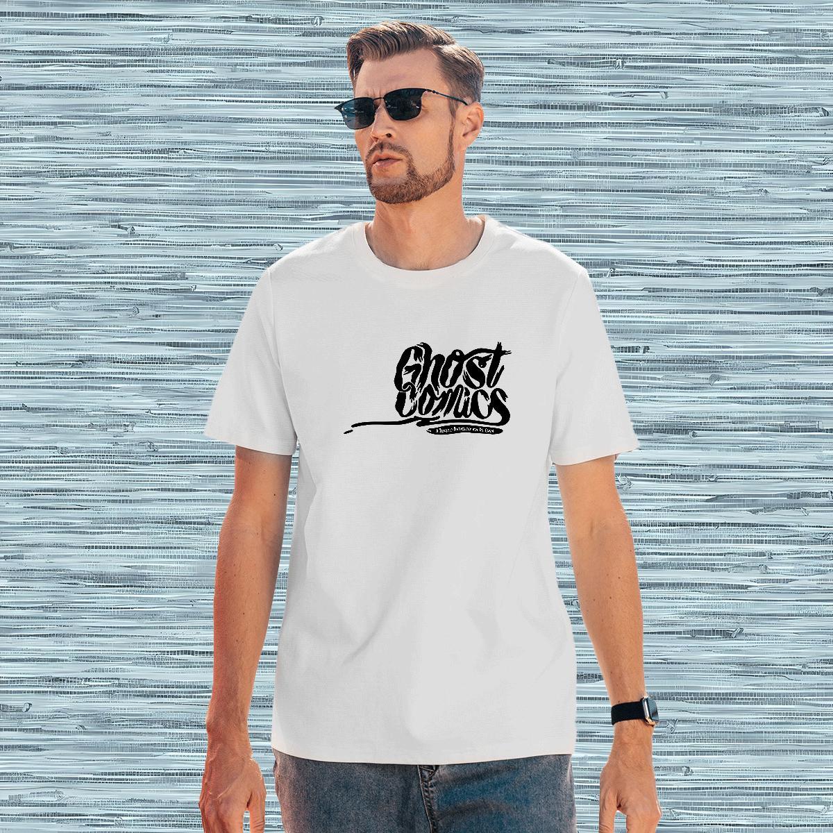 TOP Quality Men Clothes T-Shirt 230g 100% Cotton halloween T Shirts Men Spring Summer Breathable Crew Neck Custom Printing Designer Tops