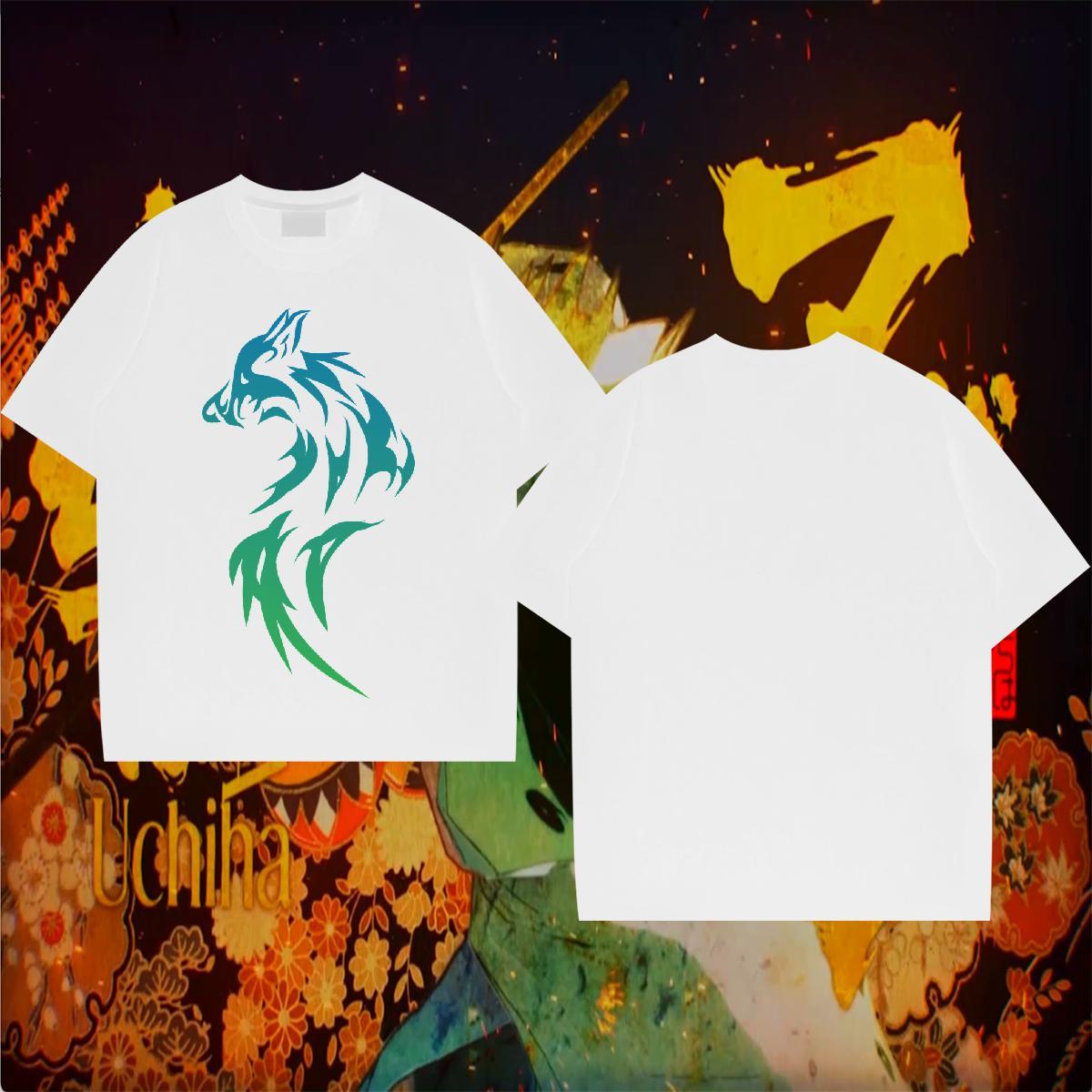 New Designer T Shirt For Man 230g Pure Cotton wolf Spring Summer Wear Short Sleeve Soft Unisex Tshirts Custom Printing