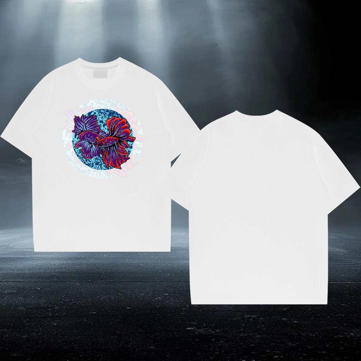 TOP Quality Men Tops Tees 230g Cotton Outdoor Custom Anime Breathable Crew Neck 2024 Designer T Shirt For Man Tshirts