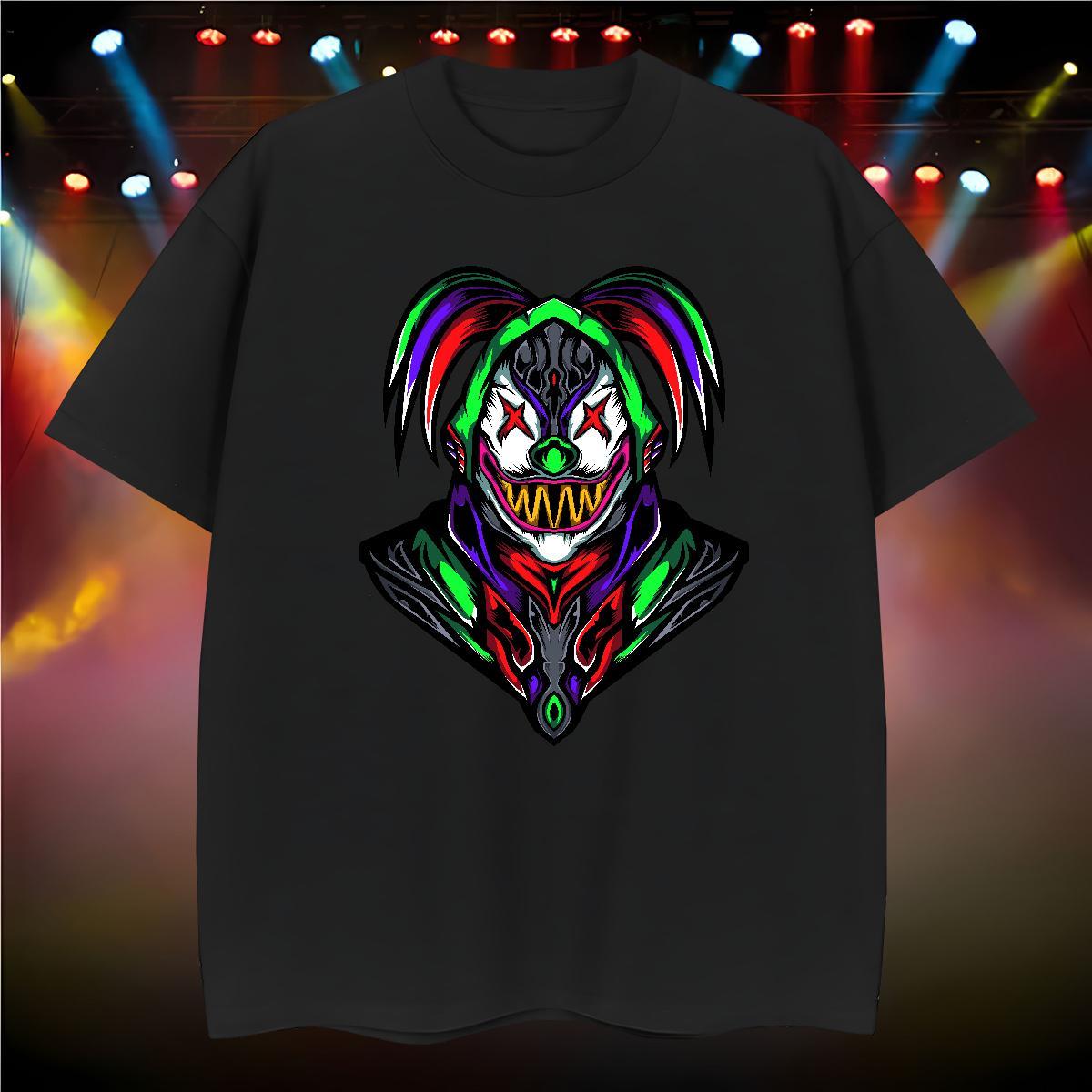 T shirt 230g Cotton Joker Casual Daily Wear Crew Neck Breathable DIY Printed Men Tees Classic High Quality Tops Tees