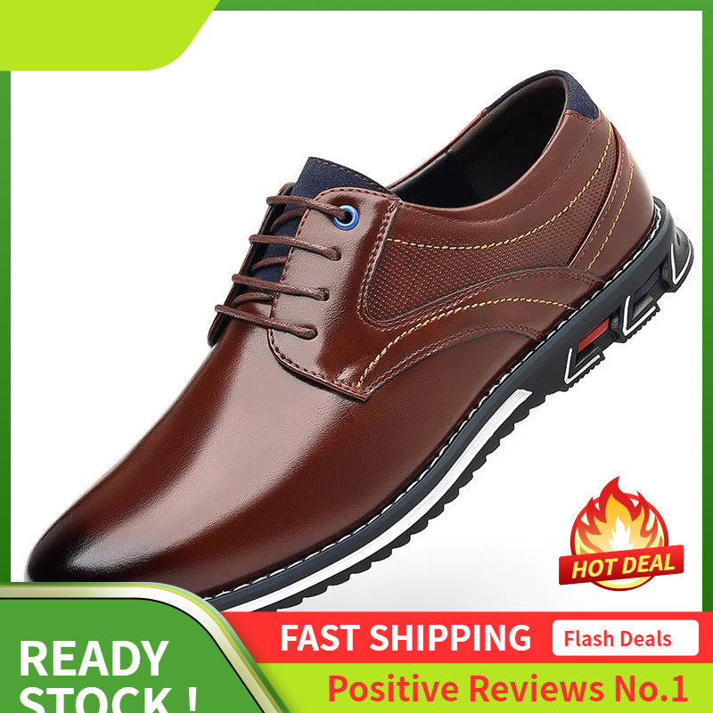 New Large Ddmysports Fashion Lightweight Casual Leather Lace Up Men S Single Shoes Free Of Mail Outdoor ingle hoes