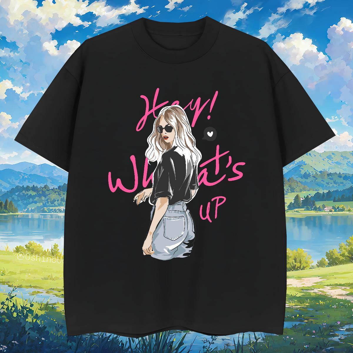 T-Shirts for Men 230g Cotton character Street Breathable Short Sleeve DIY Printed Tshirt for Man Woman Factory Direct Classic Tops Tees