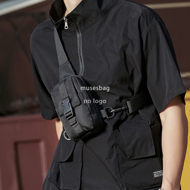 Waterproof day men's chest bag small ins all crossbody bag male fashion street fashion brand mini shoulder student sports