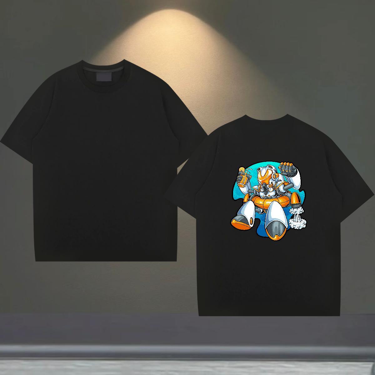 New Designer T Shirts Men ET Tshirts 230g 100% Cotton Daily Outfit Cool Design Custom Printed Breathable Short Sleeve Men Clothes T-Shirt