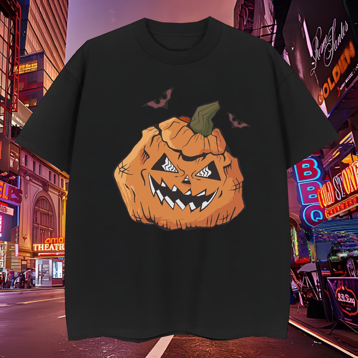 Designer Men Tops Tees 230g 100% Cotton pumpkin Men T Shirts Sport Round Neck Short Sleeve Plus Size Custom Stylist Tees Shirts