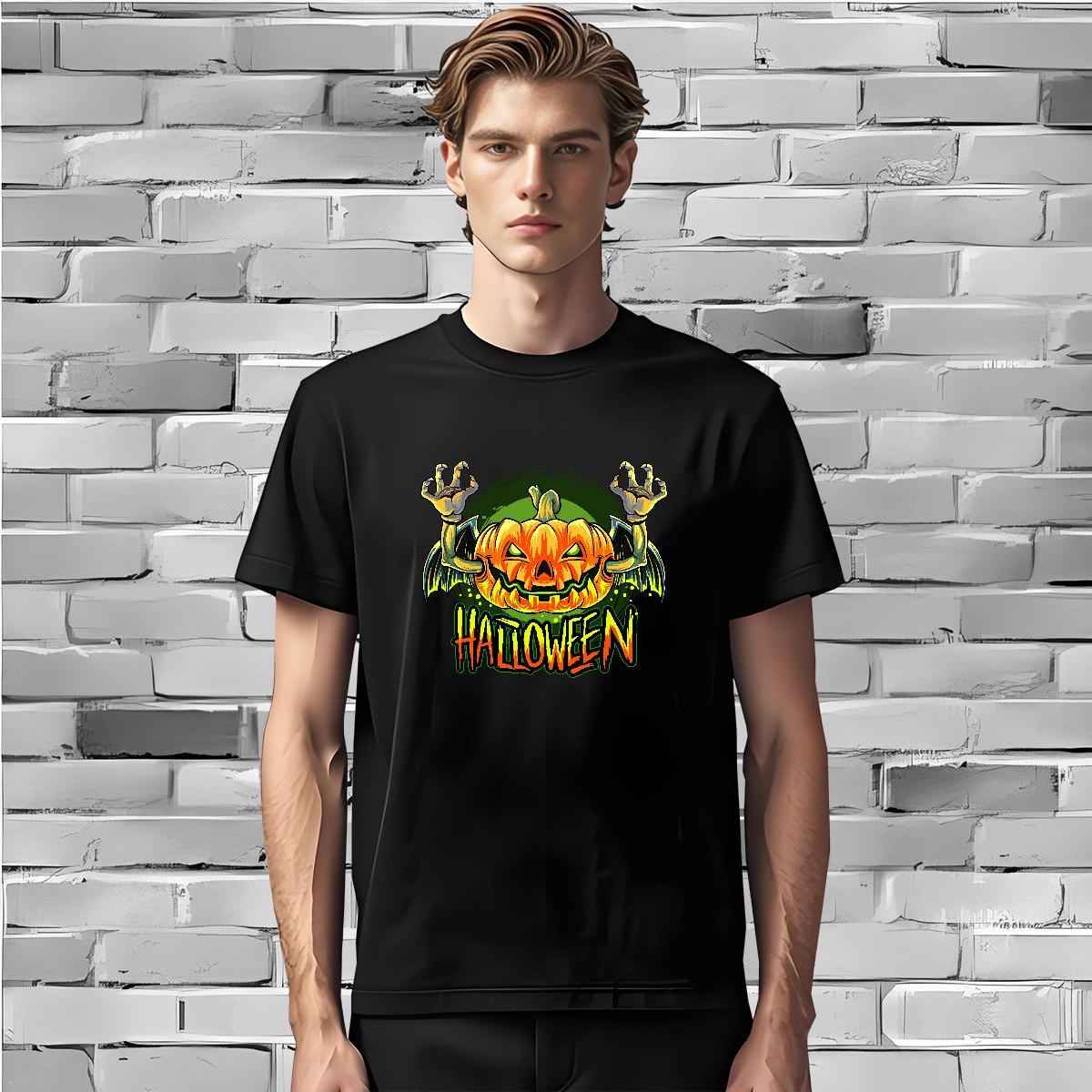2024 DIY T shirt 100% Cotton 230g pumpkin Spring Summer Tshirts O Neck Short Sleeves Wholesale Men Tees Customized Print