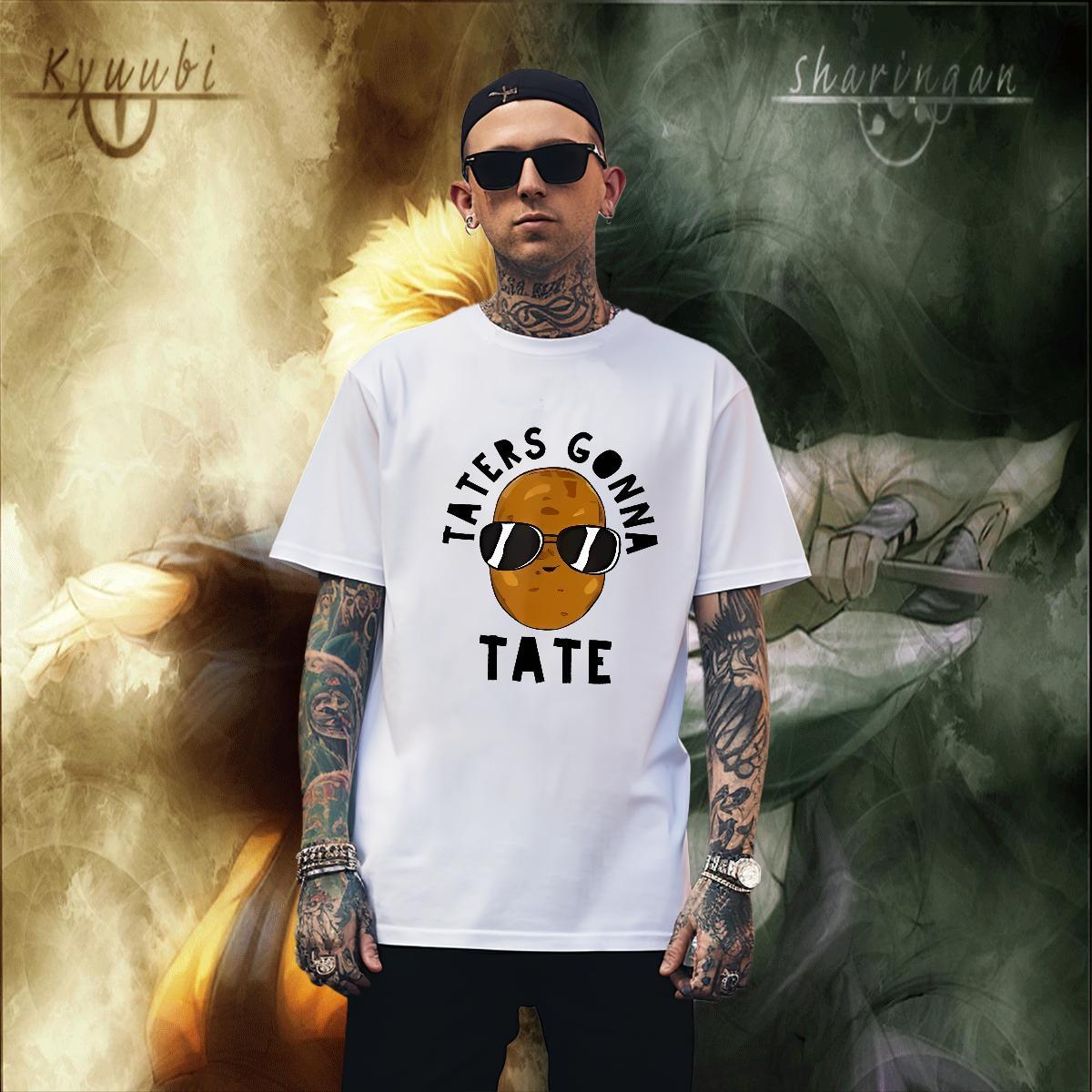 Classic Tshirts 100% Cotton 230g Street wear Hip Hop letter Black White Breathable Crew Neck 2024 Men T Shirts Clothings