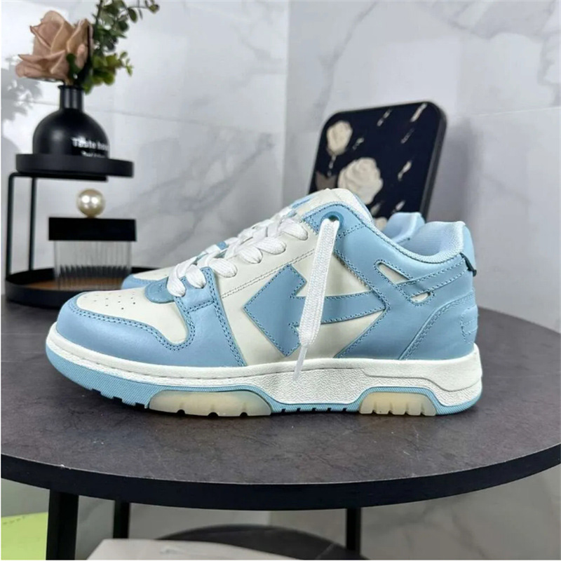 Designer Shoes Men Women Outdoor Shoes Out of Office Sneakers Low top Black White Pink Leather Light Blue Patent Trainers Runners Sneaker eur36-45 f3