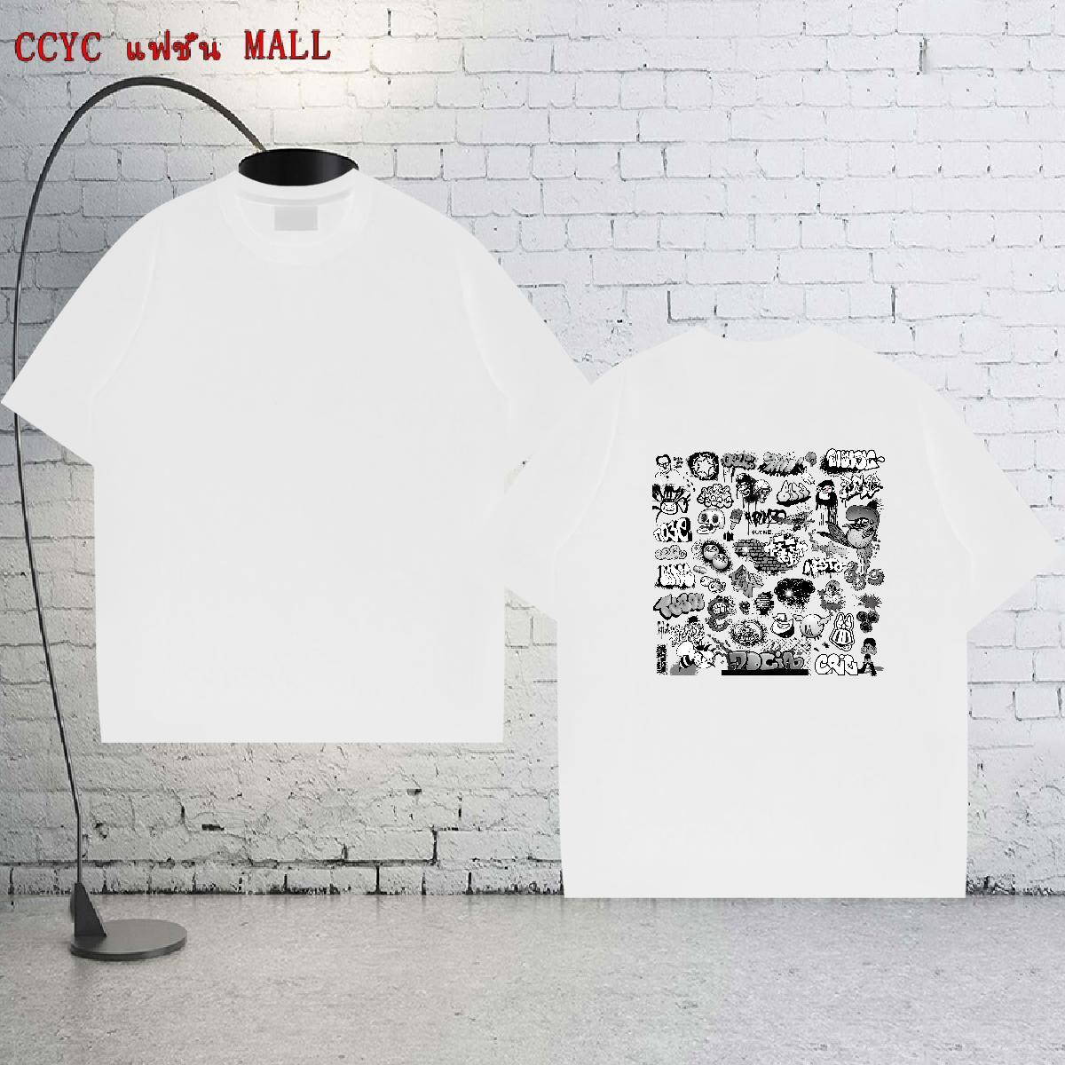 Designer Fashion Man T Shirts skull Tee Shirt 230g Pure Cotton Sport Loose DIY Logo Oversized Short Sleeve O-Neck Tshirt for Man Woman