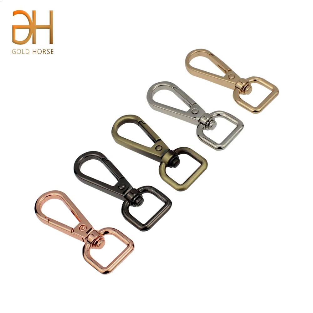 50Pcs Metal Swivel Leather Bag Handbag Purse Shoulder Strap Belt Clip Trigger Buckle Keychain Key Ring Dog Chain Collar Clasp 240805