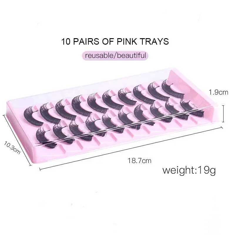 Fashionable Russian striped eyelashes 2/5/10 pairs 3D mink natural eyelashes dramatic false eyelashes wholesale eyelash extension W240803