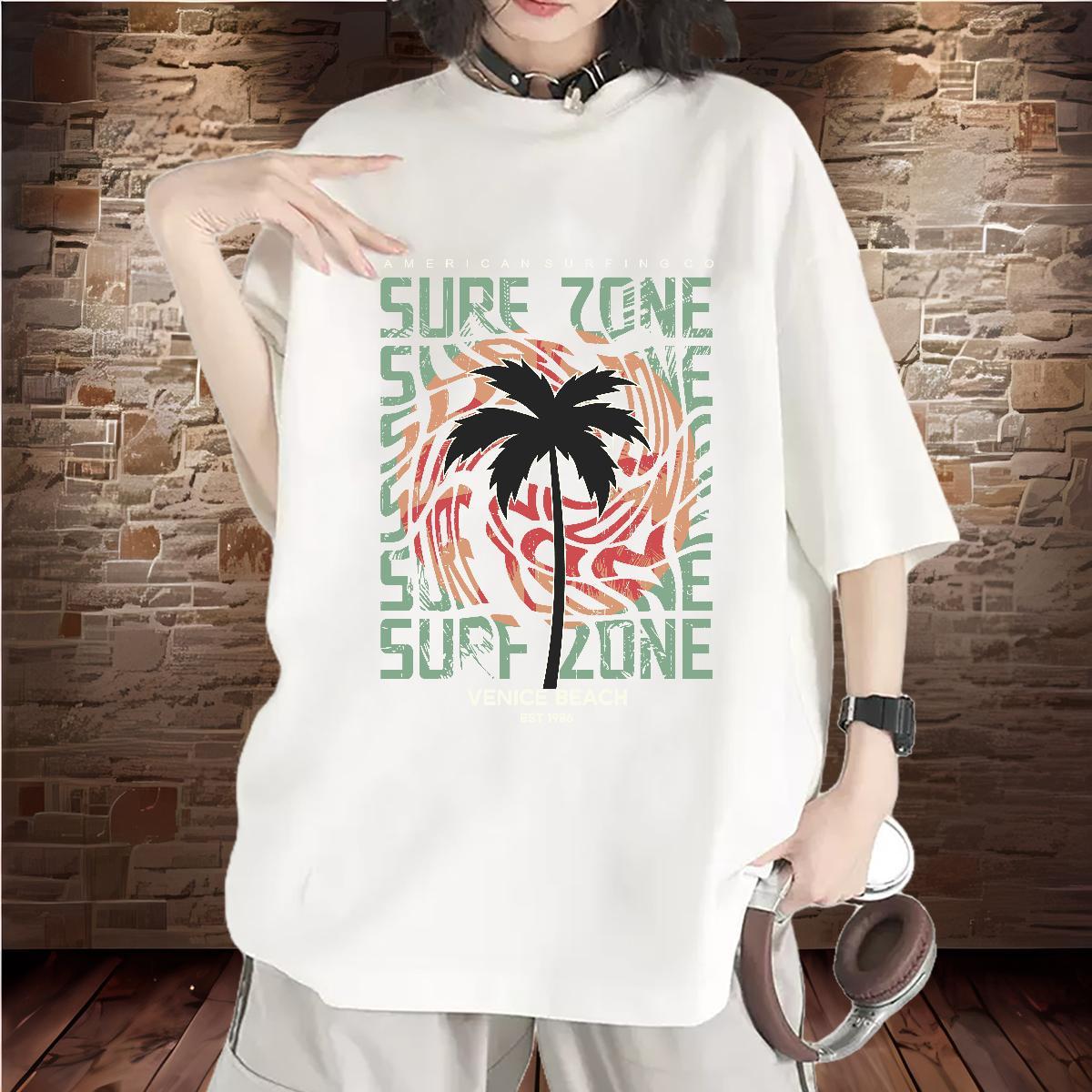 Comfortable T shirt Round Neck Short Sleeve Tshirt for Man Woman Custom Printing tree Sports Street Wear 230g 100% Cotton Stylist Tee Shirt