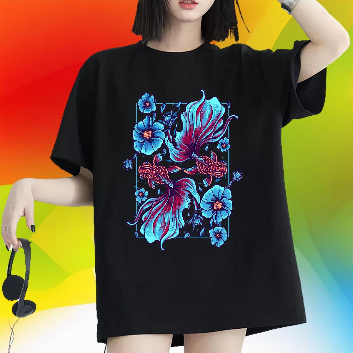 Designer Womens T Shirts Breathable Short Sleeve Womens Tshirts Black Oversized Hip Hop 230g Cotton DIY Tees